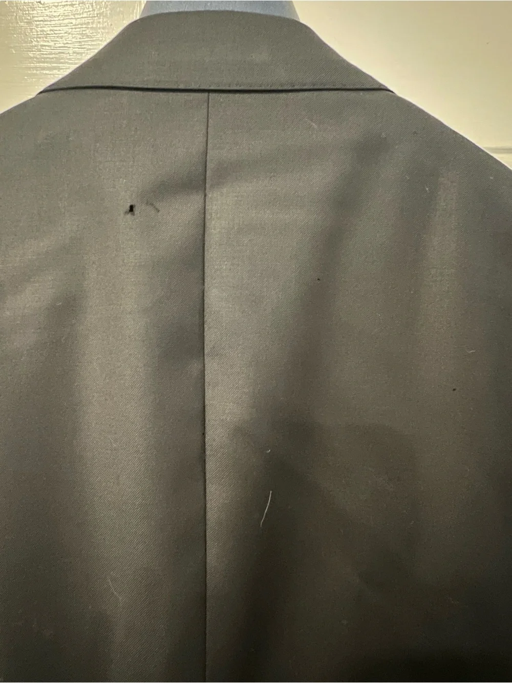 Paul Betenly Classic Black Men's Two-Button Black Suit